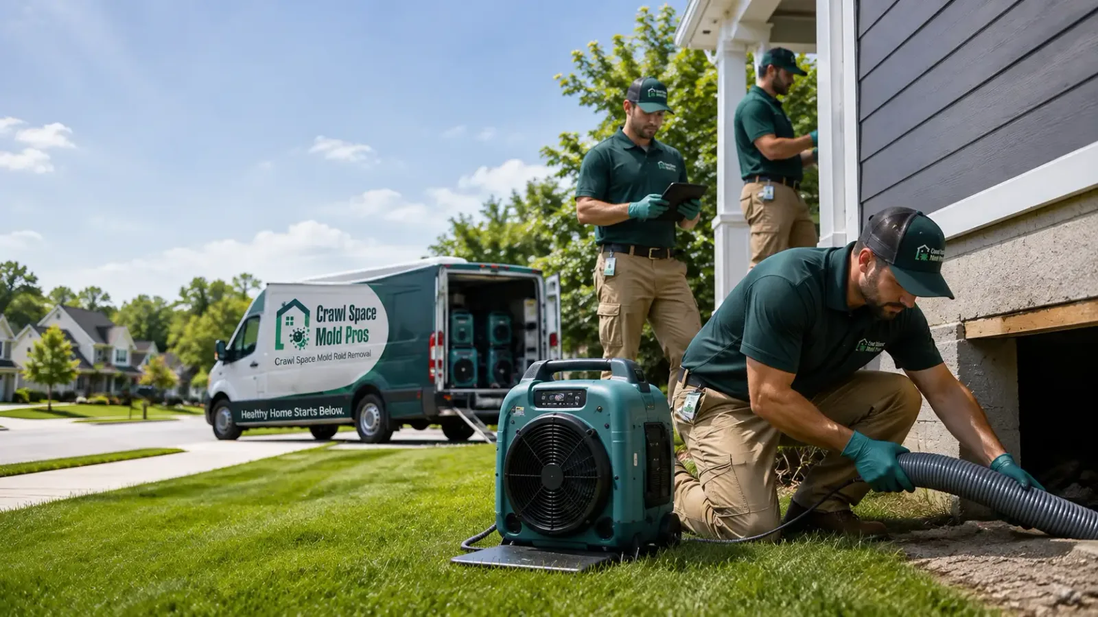Crawl Space Mold Removal in Fertile, IA